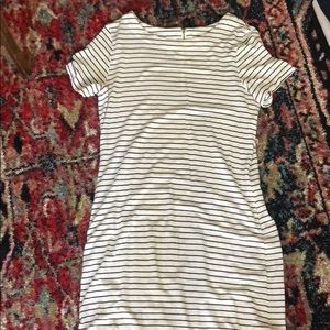 Women’s striped tee shirt dress